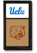 UCLA Bruins Dual Logo Cork Noteboard Sign