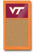 Virginia Tech Hokies Cork Noteboard Sign