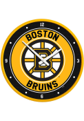 Boston Bruins Modern Disc Wall Clock