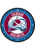 Colorado Avalanche Modern Disc Wall Clock