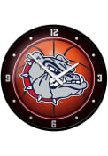 Gonzaga Bulldogs Basketball Modern Disc Wall Clock