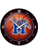 Memphis Tigers Basketball Modern Disc Wall Clock