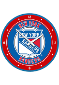 New York Rangers Modern Disc Wall Clock