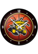 Wichita State Shockers Basketball Modern Disc Wall Clock