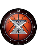 Xavier Musketeers Basketball Modern Disc Wall Clock