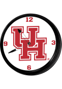 Houston Cougars Retro Lighted Wall Clock