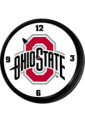 Ohio State Buckeyes Retro Lighted Wall Clock
