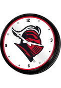 Rutgers Scarlet Knights Mascot Retro Lighted Wall Clock