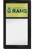 Colorado State Rams Dry Erase Noteboard Sign
