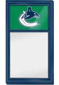 Vancouver Canucks Dry Erase Noteboard Sign