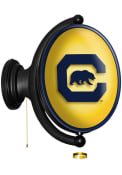 Cal Golden Bears Block Oval Rotating Lighted Sign