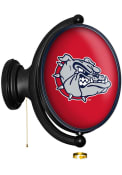 Gonzaga Bulldogs Oval Rotating Lighted Sign