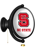NC State Wolfpack Oval Rotating Lighted Sign