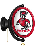 NC State Wolfpack Tuffy Oval Rotating Lighted Sign