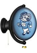 North Carolina Tar Heels Mascot Oval Rotating Lighted Sign