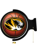 Missouri Tigers Basketball Round Rotating Lighted Sign