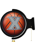 Xavier Musketeers Basketball Round Rotating Lighted Sign