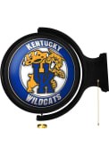 Kentucky Wildcats Mascot Round Rotating Lighted Sign