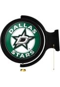 Dallas Stars Round Rotating Lighted Sign