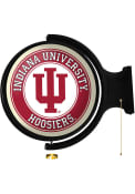 Indiana Hoosiers Round Rotating Lighted Sign