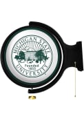 Michigan State Spartans Seal Round Rotating Lighted Sign