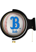UCLA Bruins Baseball Round Rotating Lighted Sign