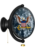 Navy Camo Original Oval Rotating Lighted Wall Sign