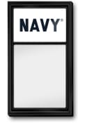 Navy Dry Erase Note Board Sign