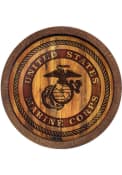 Marine Corps Seal Branded Faux Barrel Top Sign