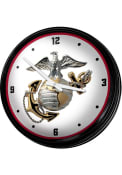 Marine Corps Retro Lighted Wall Clock