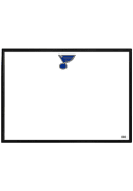 St Louis Blues Framed Dry Erase Wall Sign
