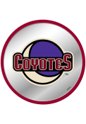 Arizona Coyotes Secondary Logo Modern Disc Mirrored Wall Sign