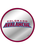 Colorado Avalanche Secondary Logo Modern Disc Mirrored Wall Sign