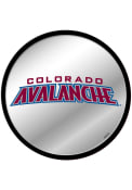 Colorado Avalanche Secondary Logo Modern Disc Mirrored Wall Sign