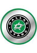 Dallas Stars Secondary Logo Modern Disc Mirrored Wall Sign