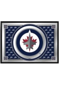 Winnipeg Jets Team Spirit Framed Mirrored Wall Sign