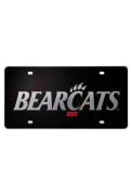 Black Cincinnati Bearcats Wordmark Black License Plate