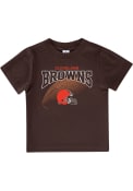 Cleveland Browns Toddler Football T-Shirt - Brown