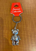 St Louis Silver Bear Keychain