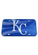 Kansas City Royals Royal Blue Crystal Mirror Car Accessory License Plate