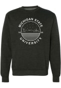 Michigan State Spartans Starry State Fashion Sweatshirt - Charcoal