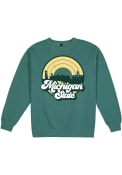 Michigan State Spartans Far Out Gradient Fashion Sweatshirt - Green