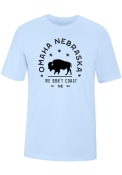 Omaha Typo T Shirt - Blue