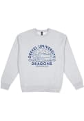 Drexel Dragons Premium Heavyweight Crew Sweatshirt - Grey
