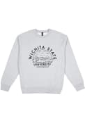 Wichita State Shockers Premium Heavyweight Crew Sweatshirt - Grey