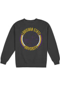 LSU Tigers Fleece Crew Sweatshirt - Black