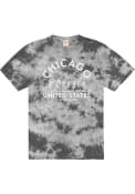 Chicago Tie Dyed T Shirt - Black