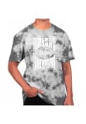 Kansas Jayhawks Crystal Tie Dye T Shirt - Black