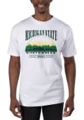 Michigan State Spartans Garment Dyed T Shirt - White