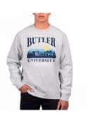 Butler Bulldogs Heather Heavyweight Crew Sweatshirt - Grey